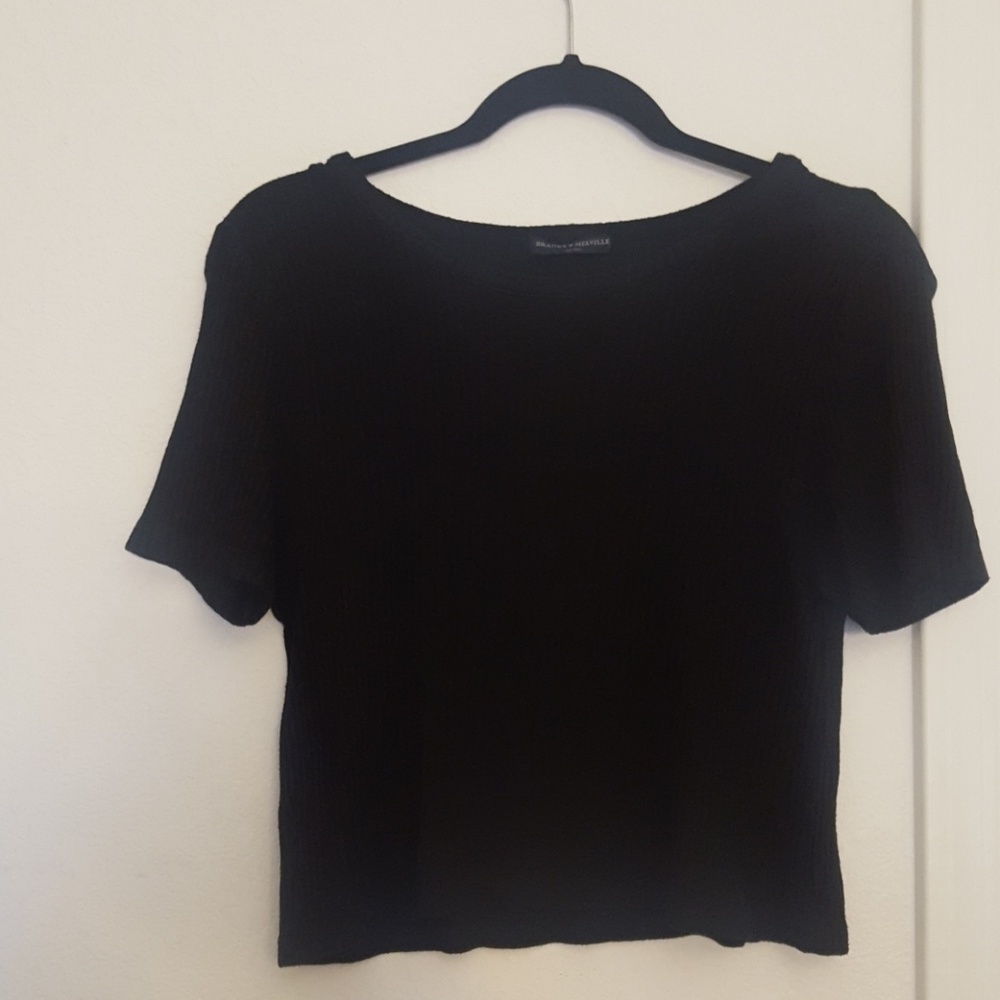 Brandy Melville Black Crop Top
